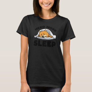 Mehr schlafende Spitz schlafen schlafend napping T-Shirt