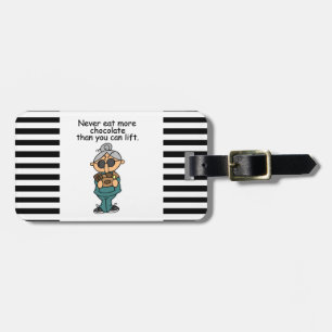 Mehr Schokolade-Spaß Gepäckanhänger