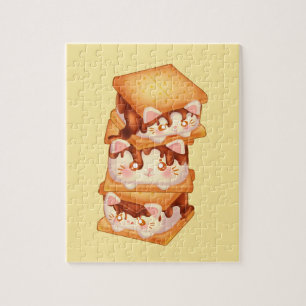 Mehr Schokoladenkatzen Puzzle