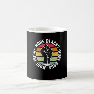 Mehr Schwarze mehr Hunde mehr irisch Kaffeetasse