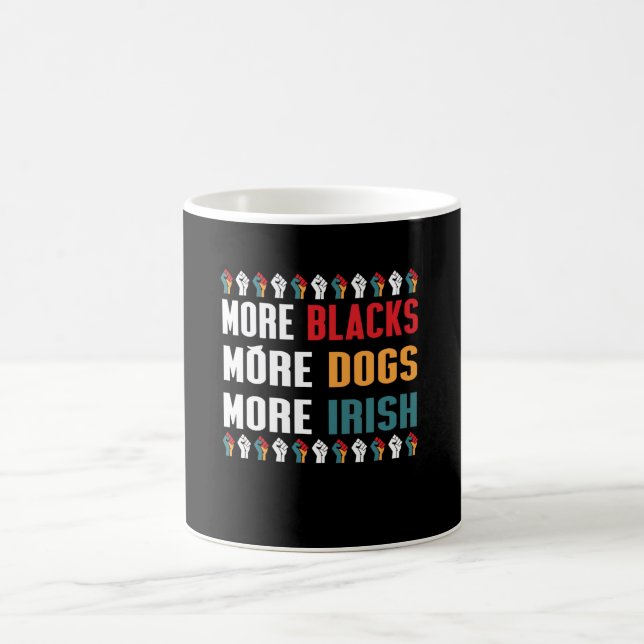 Mehr Schwarze mehr Hunde mehr irisch Kaffeetasse (Mittel)