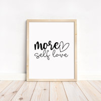Mehr Selbstliebe - Boho-Minimalistischer Motivatio