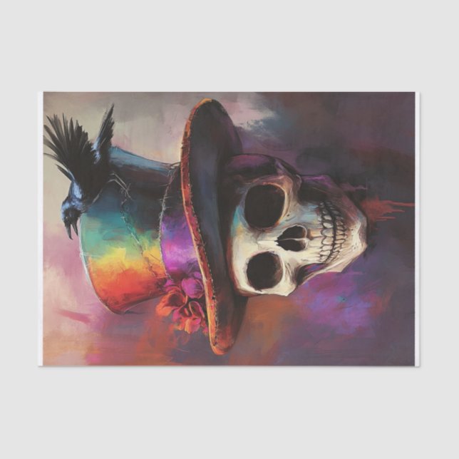 Mehr Skull Lyfe2 Seidenpapier (Vorderseite)