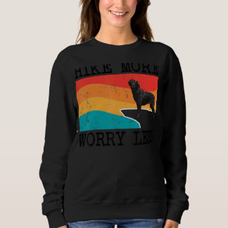 Mehr Sorgen, weniger blauer, einfacher Dan Grafik Sweatshirt