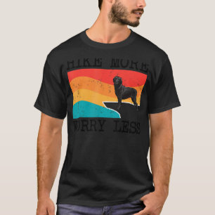 Mehr Sorgen, weniger blauer, einfacher Dan Grafik T-Shirt