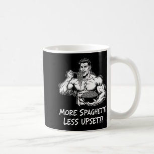 Mehr Spaghetti Weniger Upsetti Bodybuilder Isst Pa Kaffeetasse