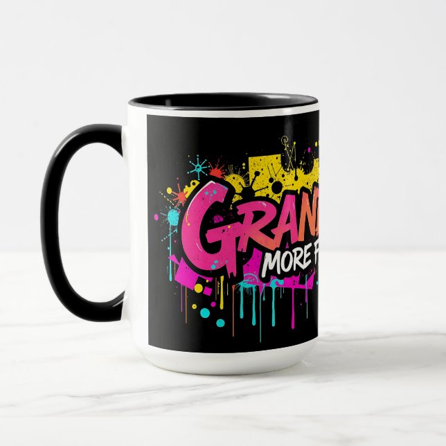 Mehr Spaß als WLAN  Großelterntag Tasse (Links)