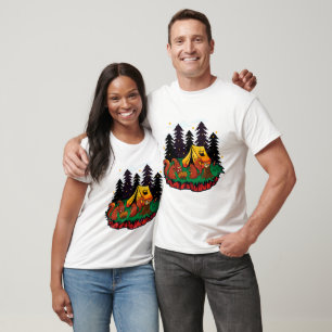 Mehr Spaß mit diesem Camping-Eichhörnchen T-Shirt