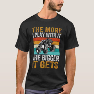 Mehr spiele ich damit, je größer es Vintagen Mon b T-Shirt