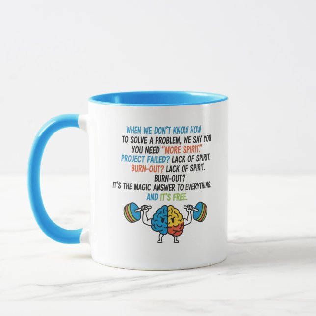 Mehr Spirit Magic Antwort Tasse (Links)