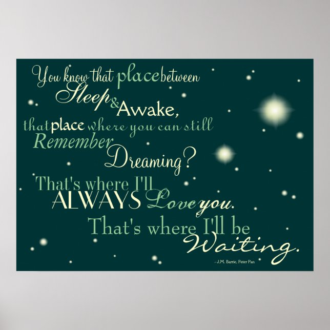 (Mehr Sterne) Hier werde ich Gewartet Poster (Vorne)