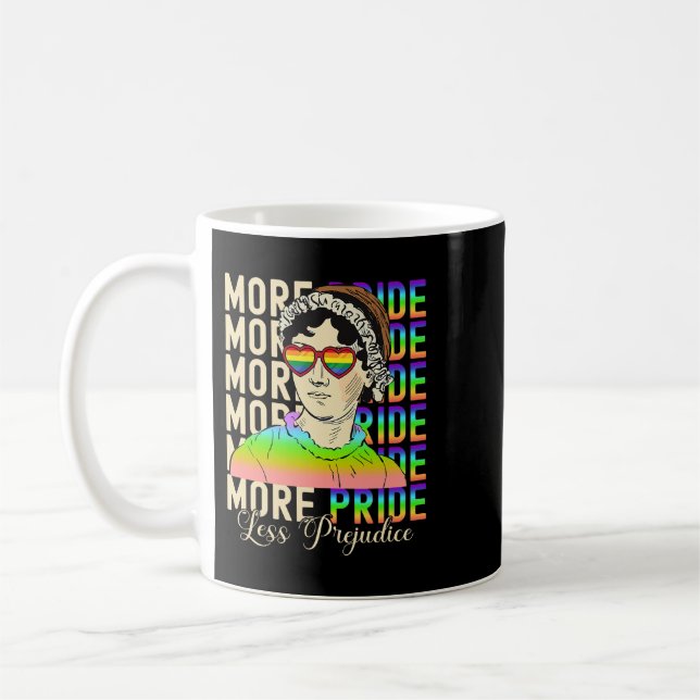 Mehr Stolz weniger Vorurteil LGBT Gay stolz Ally S Kaffeetasse (Links)