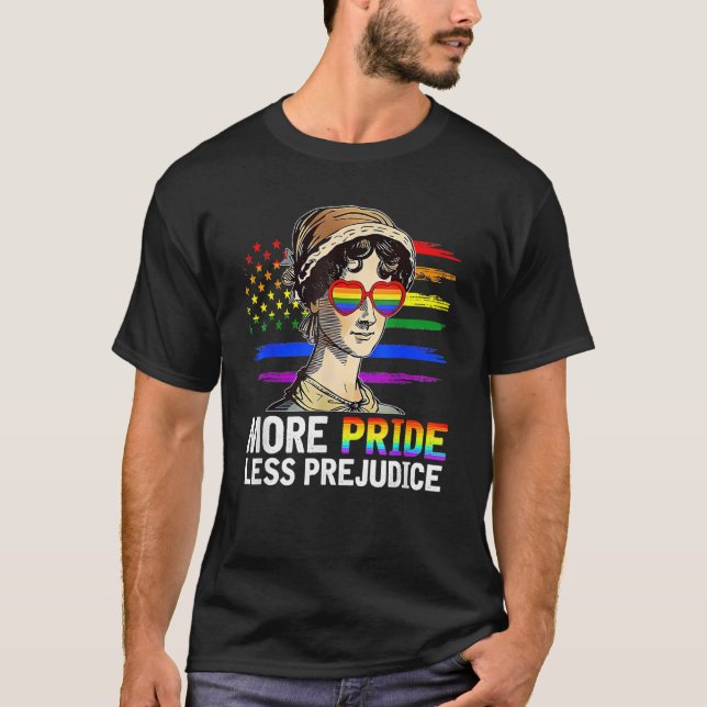 Mehr Stolz weniger Vorurteil LGBT Gay stolz Ally S T-Shirt (Vorderseite)