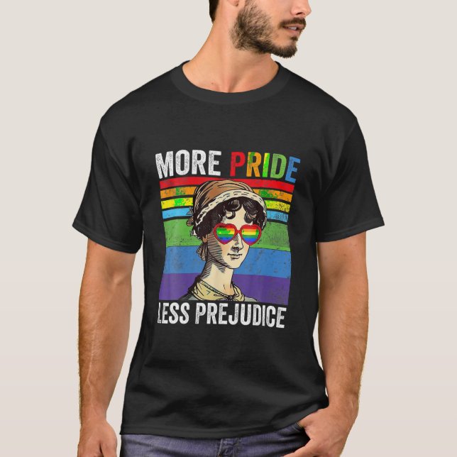 Mehr Stolz weniger Vorurteil LGBT Gay stolz Ally S T-Shirt (Vorderseite)