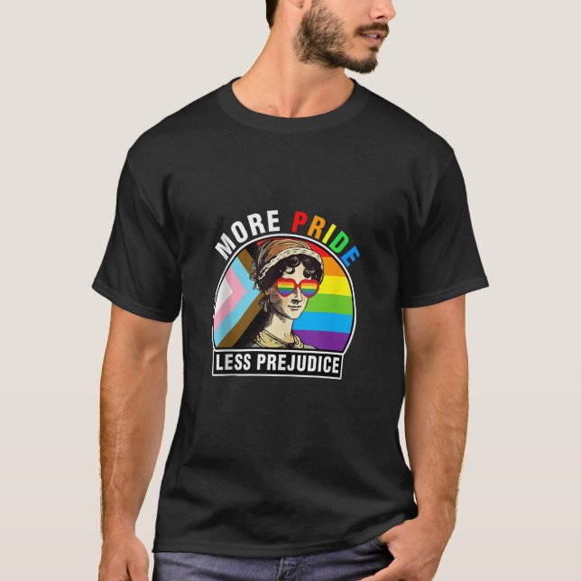 Mehr Stolz weniger Vorurteil LGBT Gay stolz Ally S T-Shirt (Vorderseite)