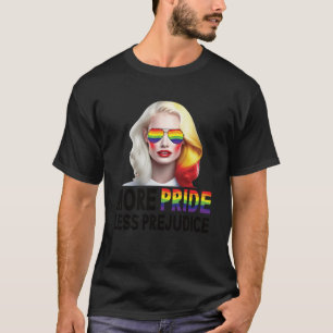 Mehr Stolz weniger Vorurteil LGBT Gay stolz Ally S T-Shirt