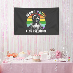 Mehr Stolz weniger Vorurteile für LGBT-Gay Pride M Banner
