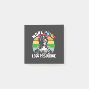 Mehr Stolz weniger Vorurteile für LGBT-Gay Pride M Post-it Klebezettel