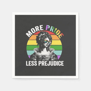 Mehr Stolz weniger Vorurteile für LGBT-Gay Pride M Serviette