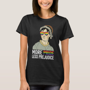 Mehr Stolz weniger Vorurteile für LGBT Jane Austen T-Shirt
