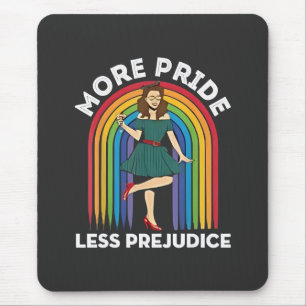 Mehr Stolz weniger Vorurteile für LGBT-Stolz Monat Mousepad