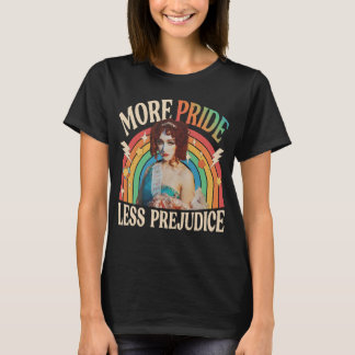 Mehr Stolz weniger Vorurteile LGBT Pride Monat Gay T-Shirt