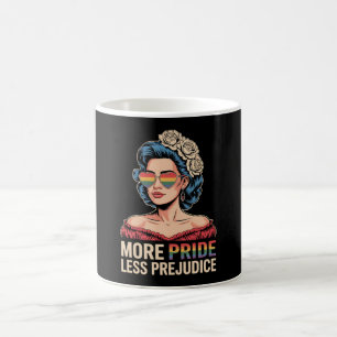Mehr Stolz weniger Vorurteile LGBTQ Stolz Verbünde Kaffeetasse