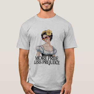 Mehr Stolz weniger Vorurteile LGBTQ Stolzer Verbün T-Shirt