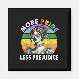 Mehr Stolz weniger Vorurteile Pride Monat Lgbtq Ga Magnet