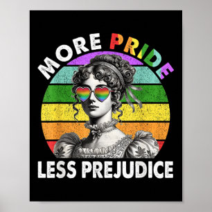 Mehr Stolz weniger Vorurteile Pride Monat Lgbtq Ga Poster