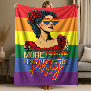 Mehr Stolz, weniger Vorurteile: Pride Month LGBTQ Fleecedecke