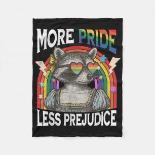 Mehr Stolz Weniger Vorurteile Regenbogenflagge Lgb Fleecedecke