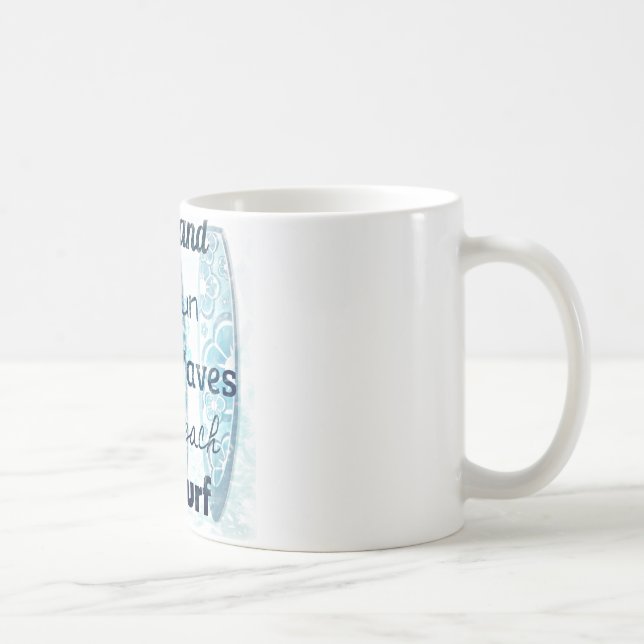 Mehr Strandleben Kaffeetasse (Rechts)
