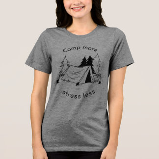 Mehr Stress weniger Tri-Blend Shirt