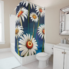 Mehr Tageszeitungen: Blumenfreude und Freude Duschvorhang