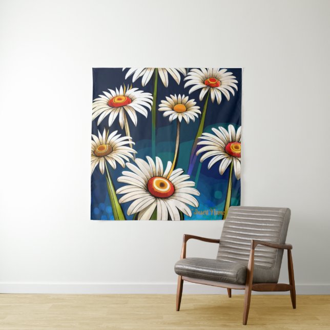 Mehr Tageszeitungen: Blumenfreude und Freude Wandteppich (Beispiel)