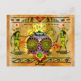 Mehr Tee-Postkarte Postkarte