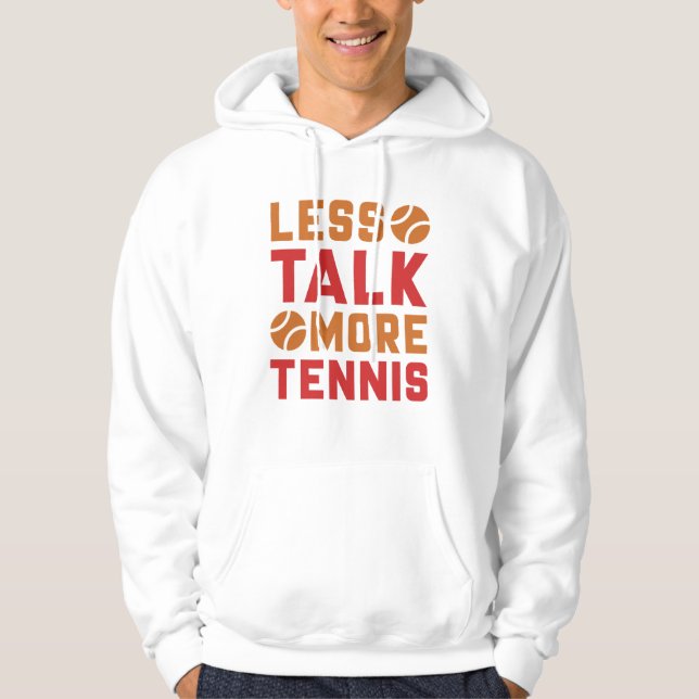 Mehr Tennis Hoodie (Vorderseite)