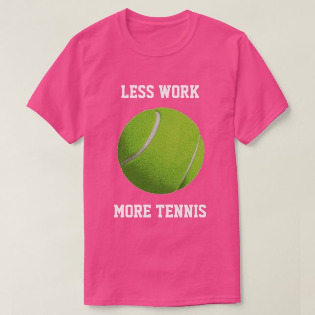 Mehr Tennis T-Shirt (Design vorne)