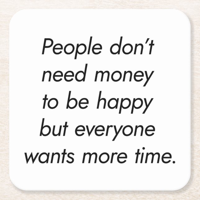 Mehr Time Paper Untersetzer (Vorderseite)