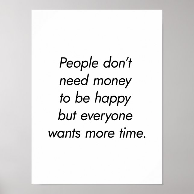 Mehr Time Poster (Vorne)