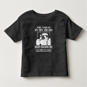Mehr Traktor-süchtiger Bauer Funny Farm Kleinkind T-shirt