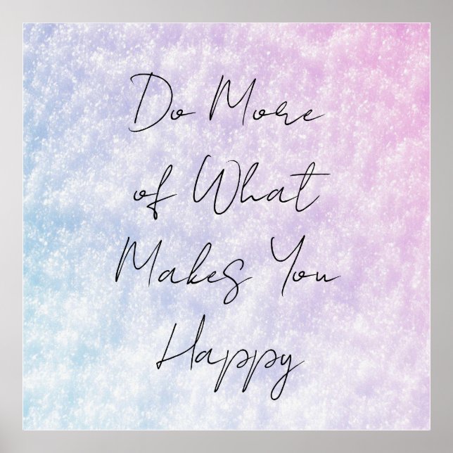 Mehr tun poster (Vorne)