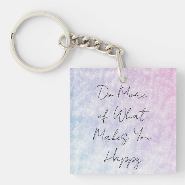 Mehr tun schlüsselanhänger (Vorderseite)