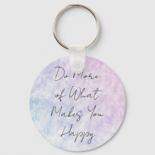 Mehr tun schlüsselanhänger