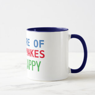 mehr tun, was Sie glücklich macht Kaffee Tasse De