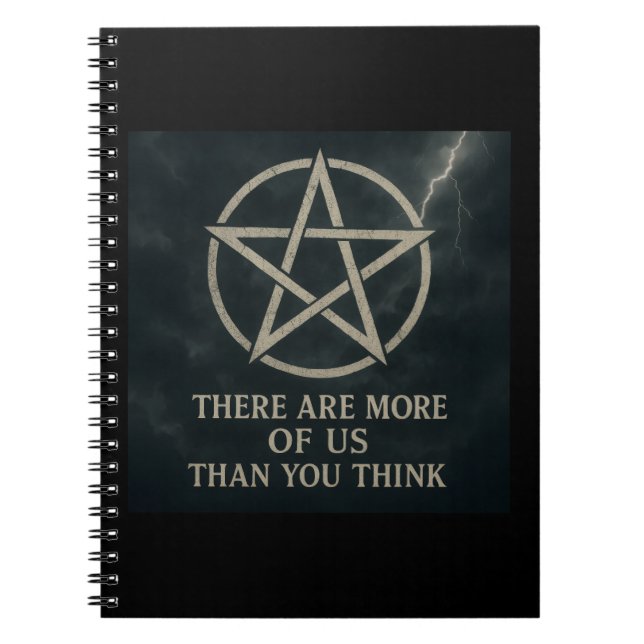 Mehr von uns Wicca Spiral Notebook Notizblock (Vorderseite)