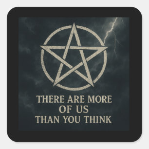 Mehr von uns Wicca Stickers