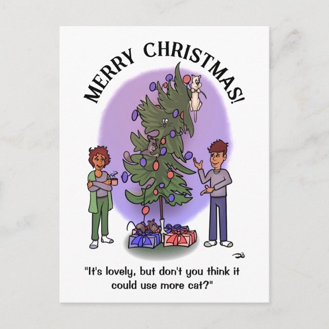 Mehr Weihnachtskarten Postkarte (Vorderseite)