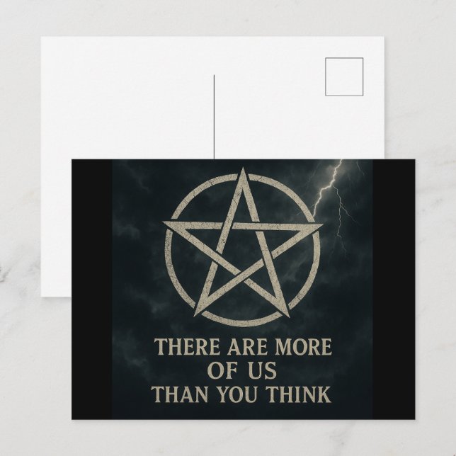 Mehr Wicca Postcard Postkarte (Vorne/Hinten)